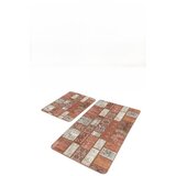 Mila Home Rjave žametne kopalniške preproge v kompletu 2 ks 60x100 cm – | Shoptok.si