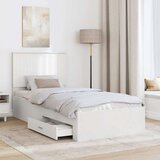  Okvir za krevet Bijelo 90 x 190 cm Konstruirano drvo | shoptok.hr