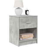  Noćni ormarići 2 kom s ladicama betonsko-sive boje 40x34x50 cm | Shoptok.si