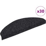 vidaXL Samoljepljivi otirači za stepenice 30 kom crne 65x21x4 cm Cijene