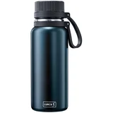 Termo steklenica 500ml / temno modra / inox, plastika, (20928028)