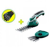 Bosch isio iii set + baštenske rukavice l, akumulatorski trimer za travu | ePonuda.com