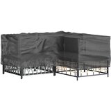 Maison Chic Prevleka za zunanjo pohištvo - Prevleka za vrtno pohištvo L oblike 12 obročkov 185x185x70 cm, (21795400) | Shoptok.si
