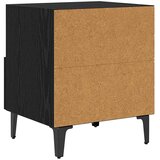  Noćni ormar Crni hrast 40 x 35 x 47.5 cm Konstruirano drvo | Eponuda.com