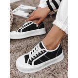 DStreet Trampki damskie ELIDA czarne | shoptok.hr
