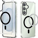 Chameleon Gumiran magnetni ovitek (TPU Magnetic) za Samsung Galaxy S26+, črn Cene
