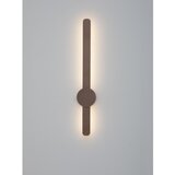 Nova Luce Rjava aluminijasta LED stenska svetilka Norei – | Shoptok.si