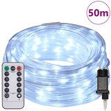 vidaXL Osvetljena vrv med 1200 LED Hladno bela 50 m PVC | Shoptok.si