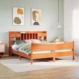  Posteljni okvir brez vzmetnice vošč. rjav 180x200 cm borovina, (21609578) | Shoptok.si