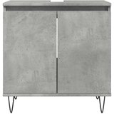 vidaXL Kopalniška omarica betonsko siva 58x33x60 cm inženirski les | Shoptok.si