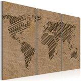  Slika - Notes from the World - triptych 60x40 Cijene