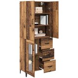  Highboard Staro drvo 69,5 x 34 x 180 cm Konstruirano drvo | shoptok.hr