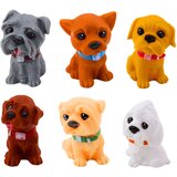  Set figurica psa u raznim bojama - 6 psića | Shoptok.si