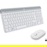 Logitech Tipkovnica Slim Wireless Combo MK470 z miško, bela, brezžična | Shoptok.si