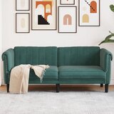  The Living Store Kavč dvosed temno zelen žamet - Kavč, (21446344) | Shoptok.si