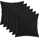  Jastuk s jastukom HEERLEN 6 kom. Crna Tkanina - Crna 50 x 50 cm 6 | shoptok.hr