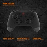 DELTACO GAMING Nintendo switch bluetooth kontroler, črn | Shoptok.si