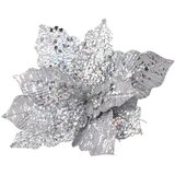 Festa Blossom, novogodišnji cvet, srebrna, 24cm | ePonuda.com