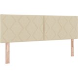 Box Spring Krevet s Madracem - Krem 140x190 cm Tkanina | shoptok.hr