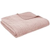 Bianca Prljavo rozi prošiven prekrivač od samta 240x260 cm Attica Velvet – Cijene