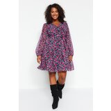 Trendyol Curve Floral Patterned V-Neck Woven Dress Cijene