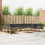  Set vanjskih sofa 10 kom. Bijela i antracit | shoptok.hr
