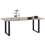 XXXL Jedilna Miza Mundra 200 200x76 Cm, Akacija | Shoptok.si