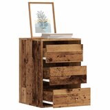  Kutna komoda s ladicama boja staro drvo 40x41x58 cm drveni | shoptok.hr