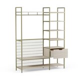 Marckeric Zeleni otvoreni željezni ormar 140x179,5x40 cm Amara – | shoptok.hr