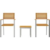  Vrtni set za objed 3 pcs Smeđa | shoptok.hr