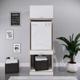 MID.YOU OMARICA ZA PRALNI STROJ bela, medeni hrast | Shoptok.si