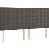  Krevet s oprugama i madracem tamnosivi 160x200 cm baršunasti | shoptok.hr