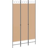 3-panelni pregradni zid Bež 120 x 220 cm Tkanina | Eponuda.com