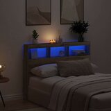 Ormarić Omarica za vzglavje postelje LED artisian hrast 140x17x102 cm | Shoptok.si
