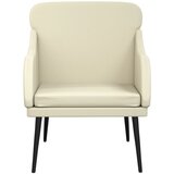  Fotelja krem 63 x 76 x 80 cm od umjetne kože | Eponuda.com