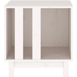  za pse bijela 50 x 40 x 52 cm od masivne borovine | Eponuda.com