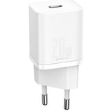 Baseus adapter hišni polnilec 220v super-si quick charge 20w vhod type c - original (eu blister) bel Cene
