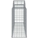  Lučne gabionske košare 10 kom 200x50x80/100cm pocinčano željezo | shoptok.hr
