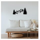 Opviq Zidna dekoracija Pıne, 70x33 cm, 1.2mm, Crna | Eponuda.com