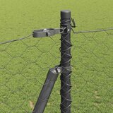  Heksagonalna ograda s betonskom osnovom 100 x 1,6 m Siva Mreža | shoptok.hr
