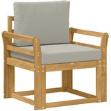  2 Komad Set vanjskih sofa Poliester Bijela i svijetlosiva | shoptok.hr