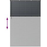 vidaXL Okenska roleta z zavesami Drugo Črna 140 x 220 cm Aluminij | Shoptok.si