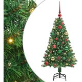 vidaXL Umestno božično drevo Zelena 120 cm PVC, jeklo in plastika, (5000066176) | Shoptok.si