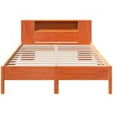 vidaXL Krevet s regalom za knjige bez madraca 135 x 190 cm od borovine | shoptok.hr