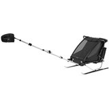 Thule Chariot Sport 2 double multifunkcionalna sportska prikolica za bicikl - 2 djece, crna | shoptok.hr