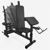 GORILA SPORTS Benč klupa sa dodacima za vežbanje Multifunkcionalna / Crna | Eponuda.com