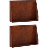  Zid za zadržavanje 2 kom. 60 x 12 x 50 cm Otporni čelik Rđa | shoptok.hr