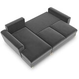 Cosmopolitan Design Svijetlo siva baršunasti sklopiva/s prostorom za odlaganje kutna garnitura (s lijevim kutom/s ležaljkom) Kyoto – | shoptok.hr