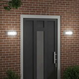  Vanjska zidna lampa 2 pcs Srebrno 32 x 10 x 10 cm | shoptok.hr