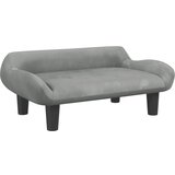 Maison Chic Otroški kavč - Otroški divan - Otroški sedež svetlo siv 70x40x24 cm žamet, (21729515) | Shoptok.si